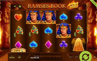 Ramses Book Rock Edition – Winning spin