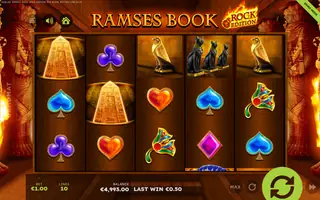 Ramses Book Rock Edition – Winning spin