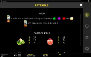 Big Hot Flaming Pots Panda Riches – Paytable
