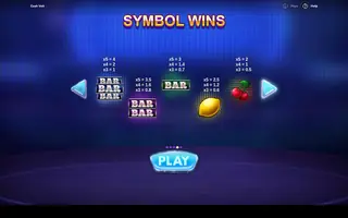 Cash Volt – Paytable