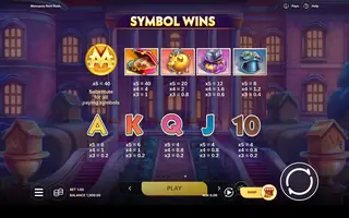 MONOPOLY Rent Rush – Paytable