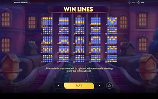 MONOPOLY Rent Rush – Paytable