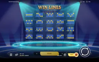 Cash Volt Supercharged – Paytable