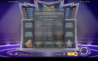 Cash Volt Supercharged – Game rules