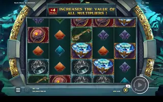 Mystic Wheel – Feature in play