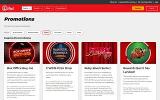 32Red Casino – Promotions page
