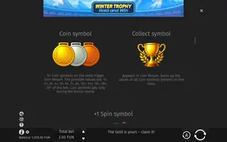 Winter Trophy Hold and Win – Game rules