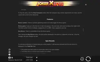 Joker X Love – Game rules