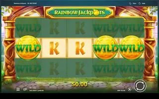 Rainbow Jackpots – Winning spin