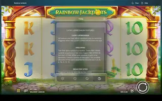 Rainbow Jackpots – Game rules