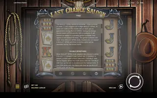 Last Chance Saloon – Game rules