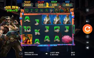 Golden Zombies – Feature in play