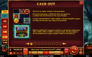 Haunted Coins x5000 – Game rules