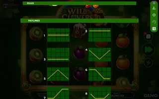Wild Clovers 10 – Paytable