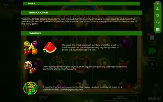 Wild Clovers 10 – Game rules