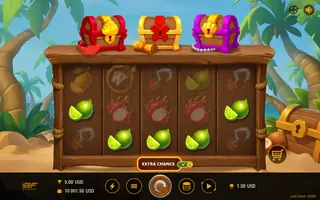 Loot Island – Feature in play