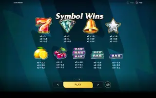 Cash Ultimate – Paytable