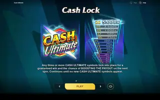 Cash Ultimate – Game rules