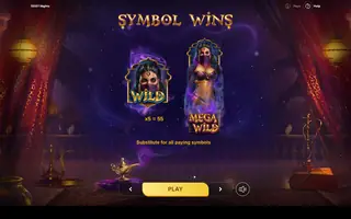 10,001 Nights – Paytable