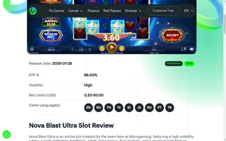 Nova Blast Ultra – Winning spin