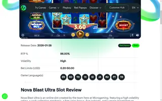 Nova Blast Ultra – Winning spin