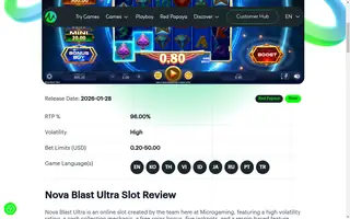 Nova Blast Ultra – Winning spin