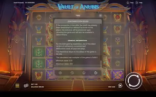 Vault of Anubis – Game rules