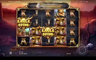 Eagle Riches – Feature in play