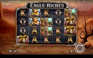 Eagle Riches – Feature in play