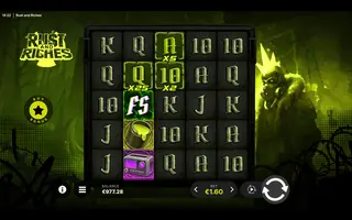 Rust and Riches – Feature in play