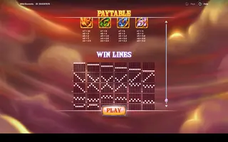 Wild Elements – Paytable