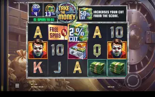 Take the Money – Feature in play