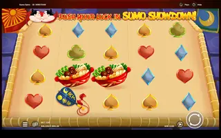 Sumo Spins – Feature in play