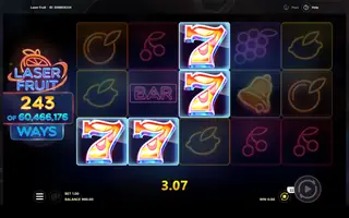 Laser Fruit – Winning spin