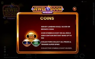 Jewel Boom Super Drop – Game rules