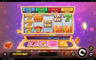 Piggy Reel 7s Hold and Win – Feature in play