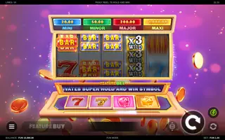 Piggy Reel 7s Hold and Win – Feature in play