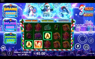 3 Merry Penguins – Feature in play