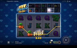 777 Diamond Strike – Winning spin