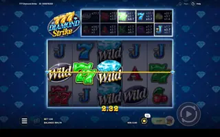 777 Diamond Strike – Winning spin