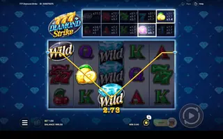 777 Diamond Strike – Winning spin