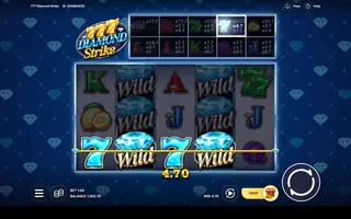 777 Diamond Strike – Winning spin