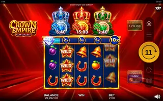 Crown Empire Coin Collect – Feature in play