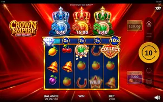 Crown Empire Coin Collect – Feature in play