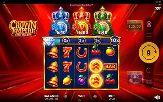 Crown Empire Coin Collect – Feature in play