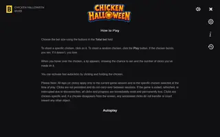 Chicken Halloween – Game rules