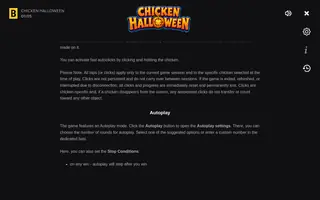Chicken Halloween – Game rules
