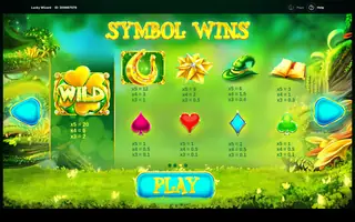 Lucky Wizard – Paytable