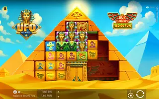 UFO Pyramids – Feature in play