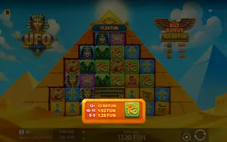UFO Pyramids – Paytable